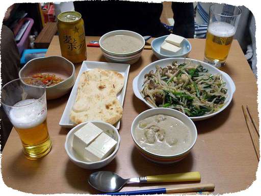 ナンとタイカレー