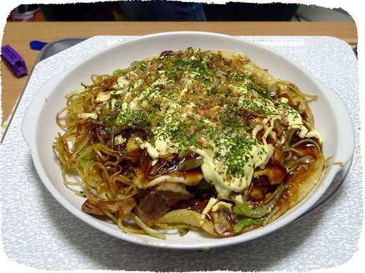 広島焼き風お好み焼き