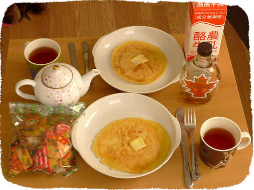 パンケーキとクッキー