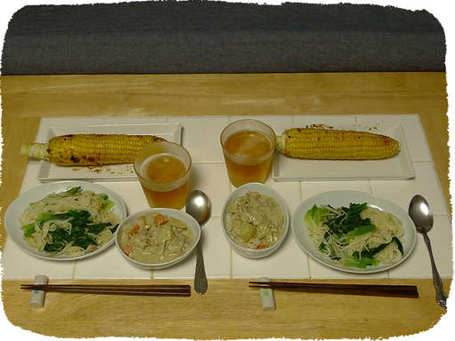 ソーメンチャンプル、カレー、...