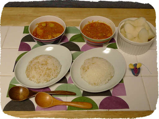 バターチキン・トマトカレー