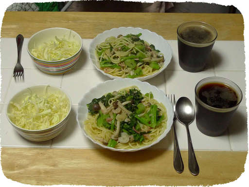菜花パスタ