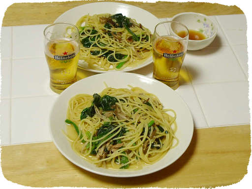 ほうれん草スパゲティ