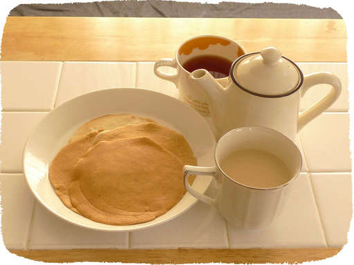 そば粉のパンケーキ