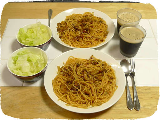 きのこスパゲティ