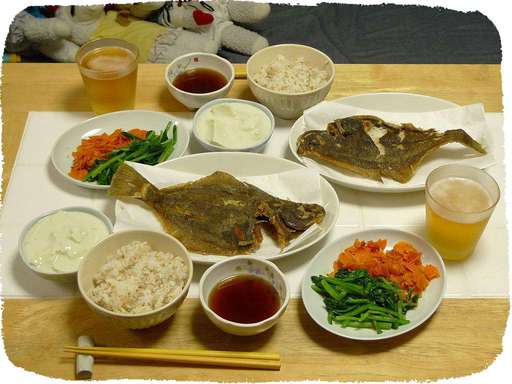 揚げカレイ