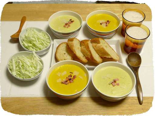 かぼちゃとさつまいものスープ