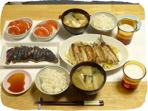 いわしオーブン焼き、鰹のたた...