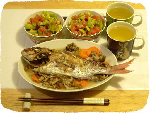 鯛のワイン蒸し