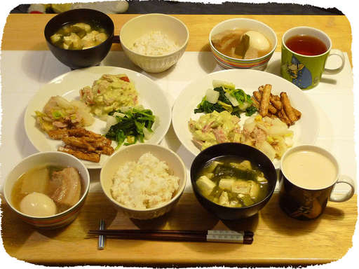 アボカドサラダ、揚げごぼう、...