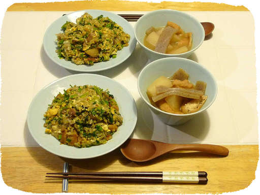 炒飯、おでん