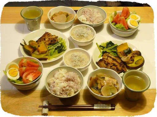 蒸し野菜、カブと揚げの煮物、...