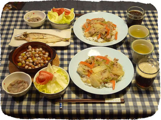 あんかけご飯、銀杏
