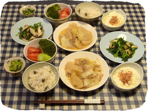 白菜ひき肉炒め