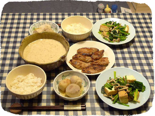 とろろ、まぐろ味噌漬け、チャ...
