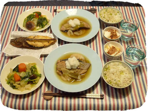 ぶりのおろし煮、ホウボウの姿...