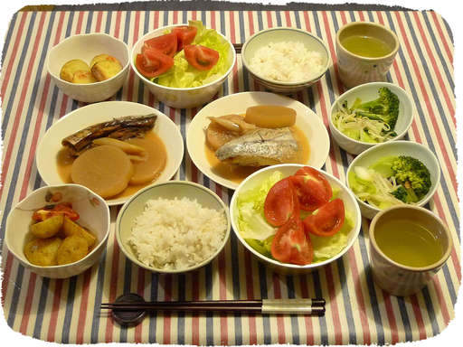まぐろアゴと大根の煮物