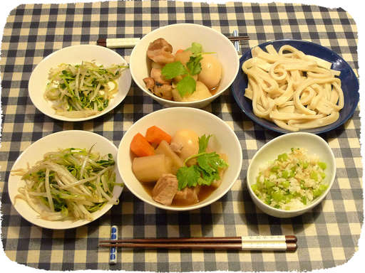角煮、おざら