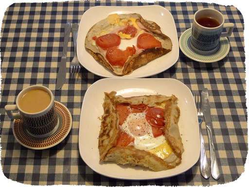 そば粉のガレット
