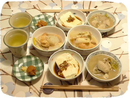 芋煮と味噌田楽