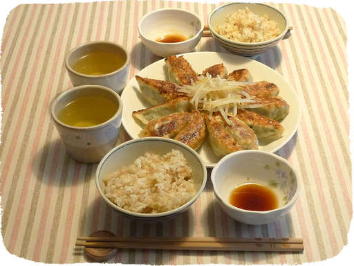 皮から作ったぎょうざ