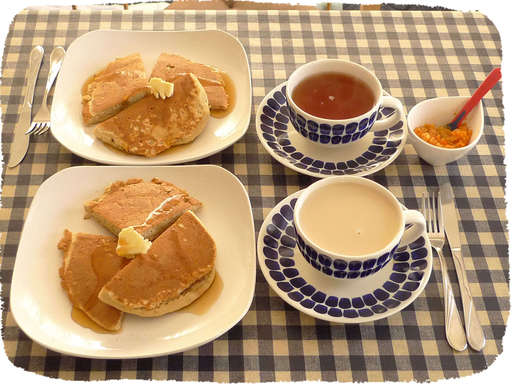 そば粉のパンケーキ