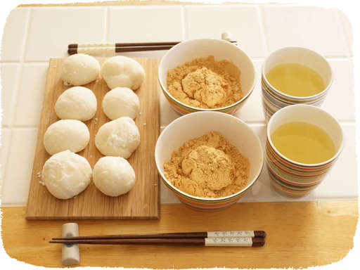うちで作ったおもち