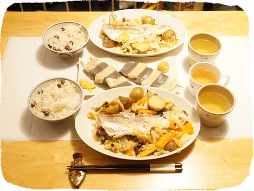 イトヨリと野菜のオリーブオイ...