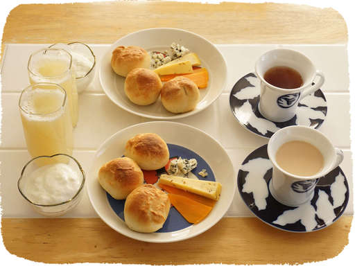 パンとチーズ