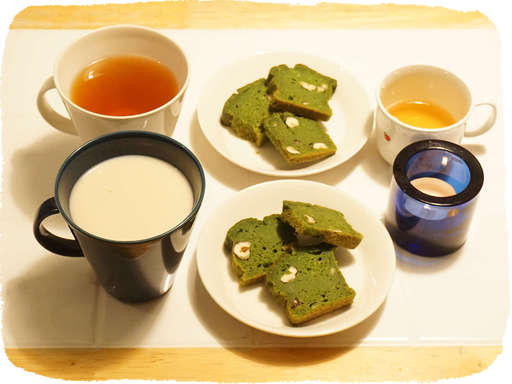 ほうれん草パウンドケーキ