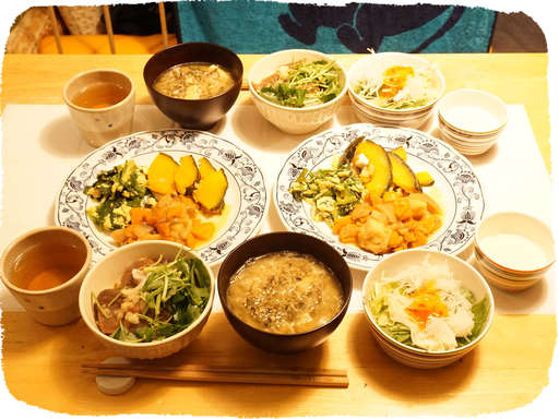 にんじんとかぼちゃの煮物