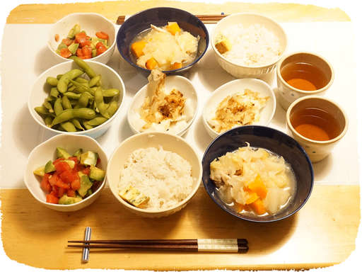トマト煮込みとご飯