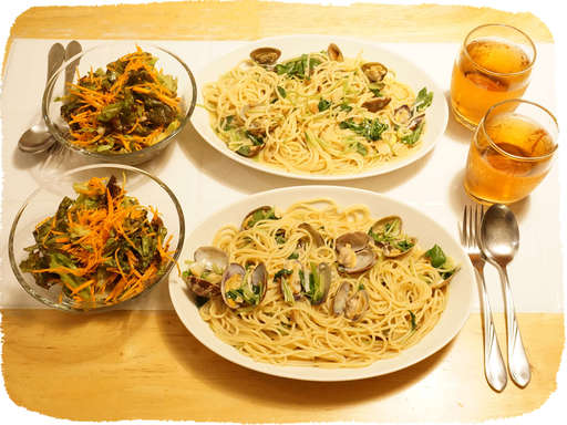 あさりのスパゲティ