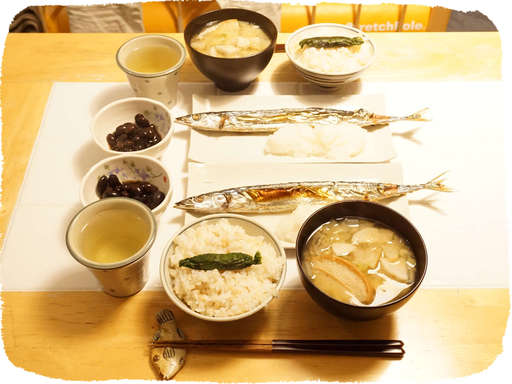 さんまとご飯
