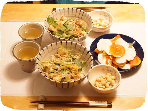 サラダうどん