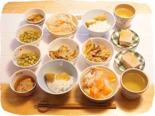 煮物とご飯